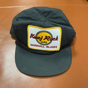 Hard Rock Cafe SnapBack hat w/ rope